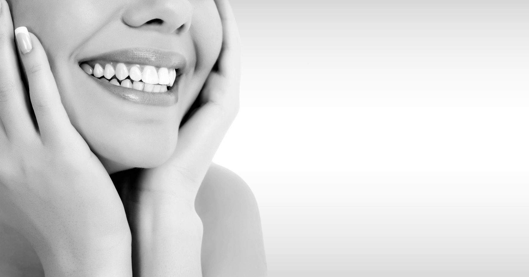 Closeup Shot of Laughing Woman 